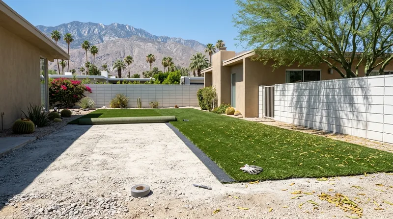 Residential Artificial Grass Installation Palm Springs