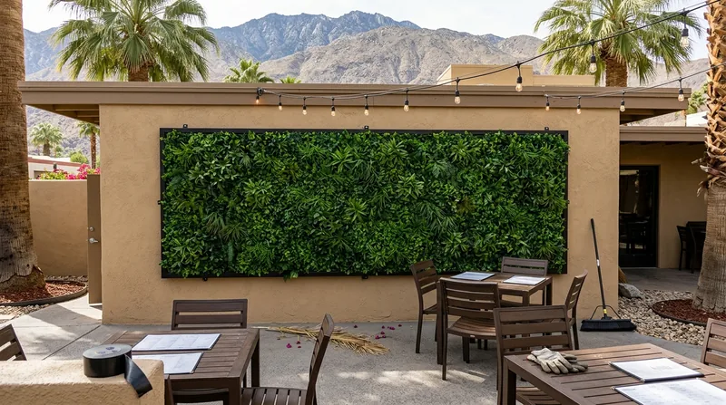 Artificial Grass Walls & Vertical Greenery Palm Springs